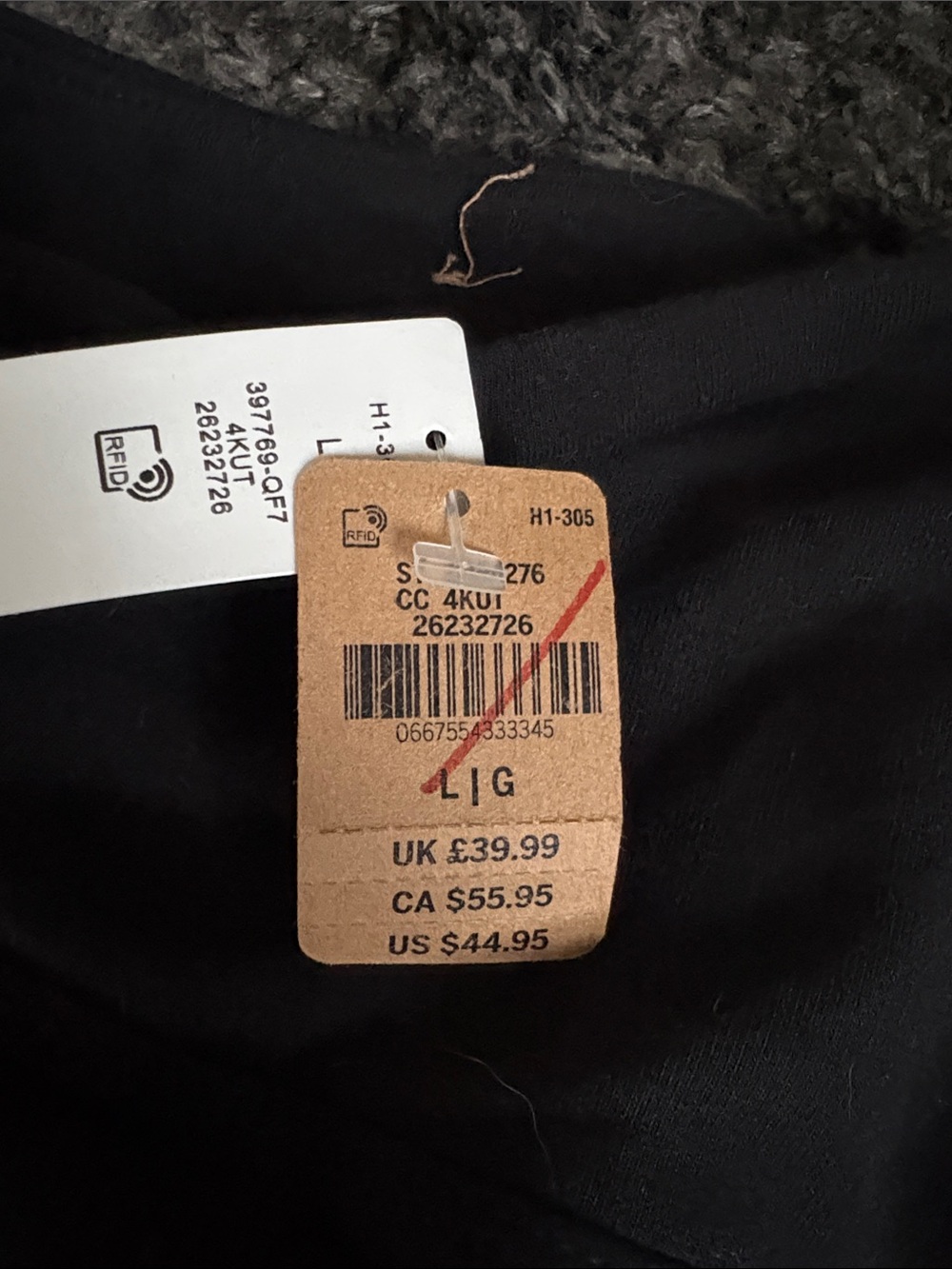NEW PINK Victoria's Secret Black Leggings with Rainbow PINK Logo - Picture 3 of 6